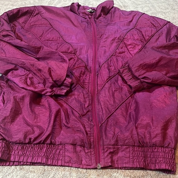 womans Vintage Windbreaker Size Medium - Picture 2 of 7